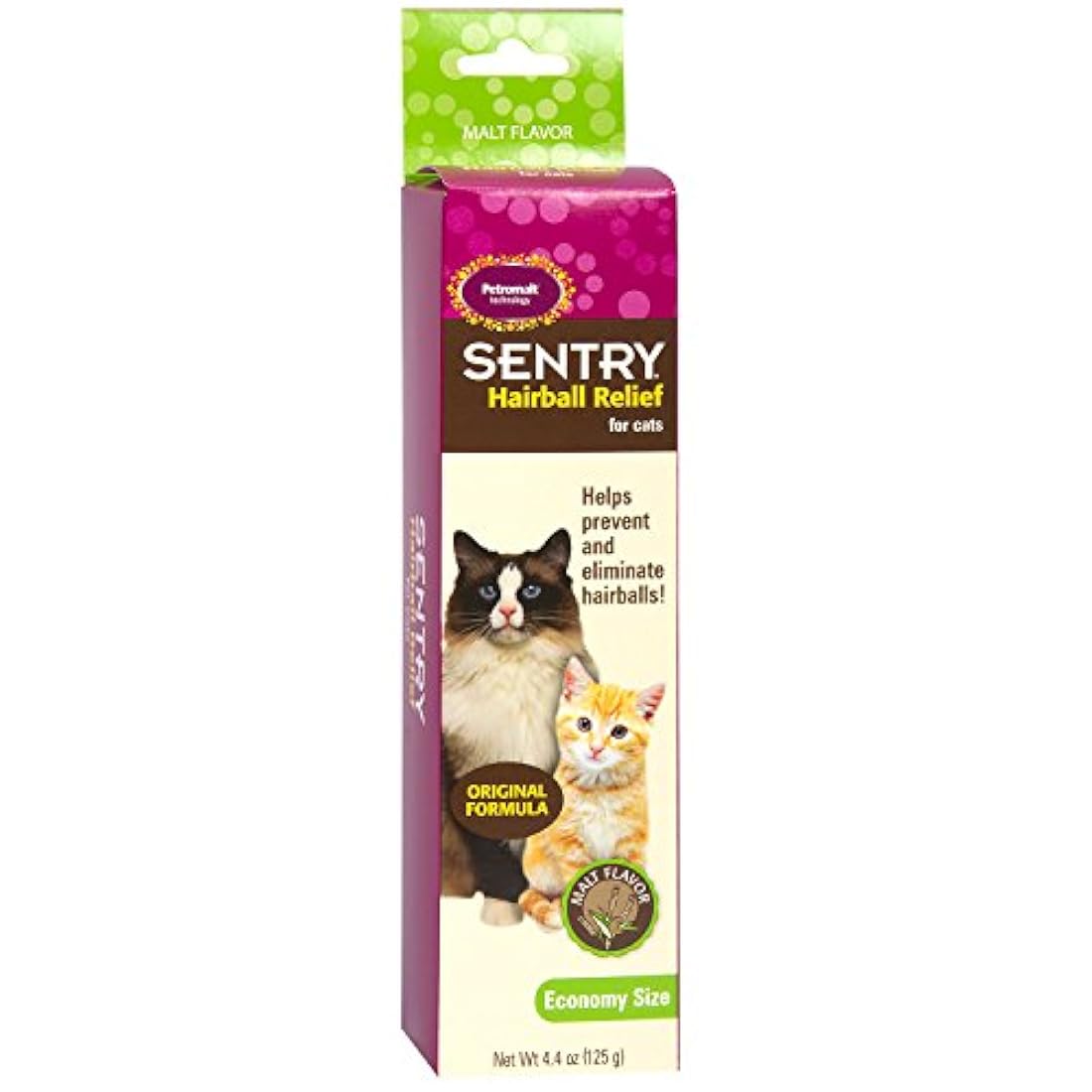 Sentry-Pelota de alivio para gatos, sabor de malta (4.4 oz)
