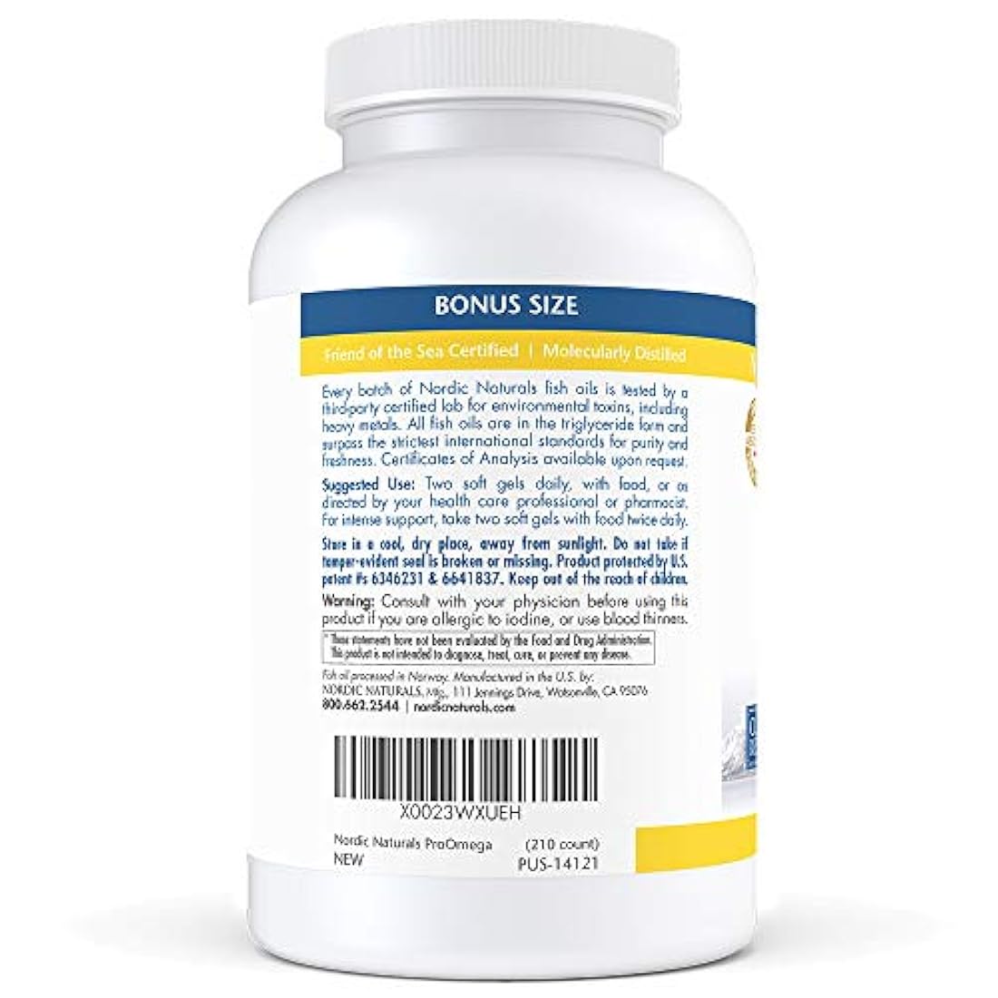 Suplementos Alimenticios concentrado de aceite de pescado