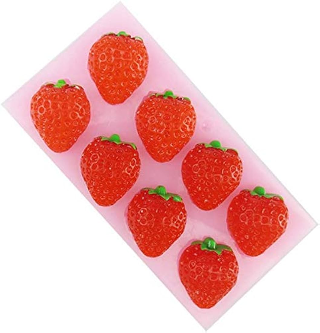 Molde de silicona para fondant de la serie Cupcake Strawberry