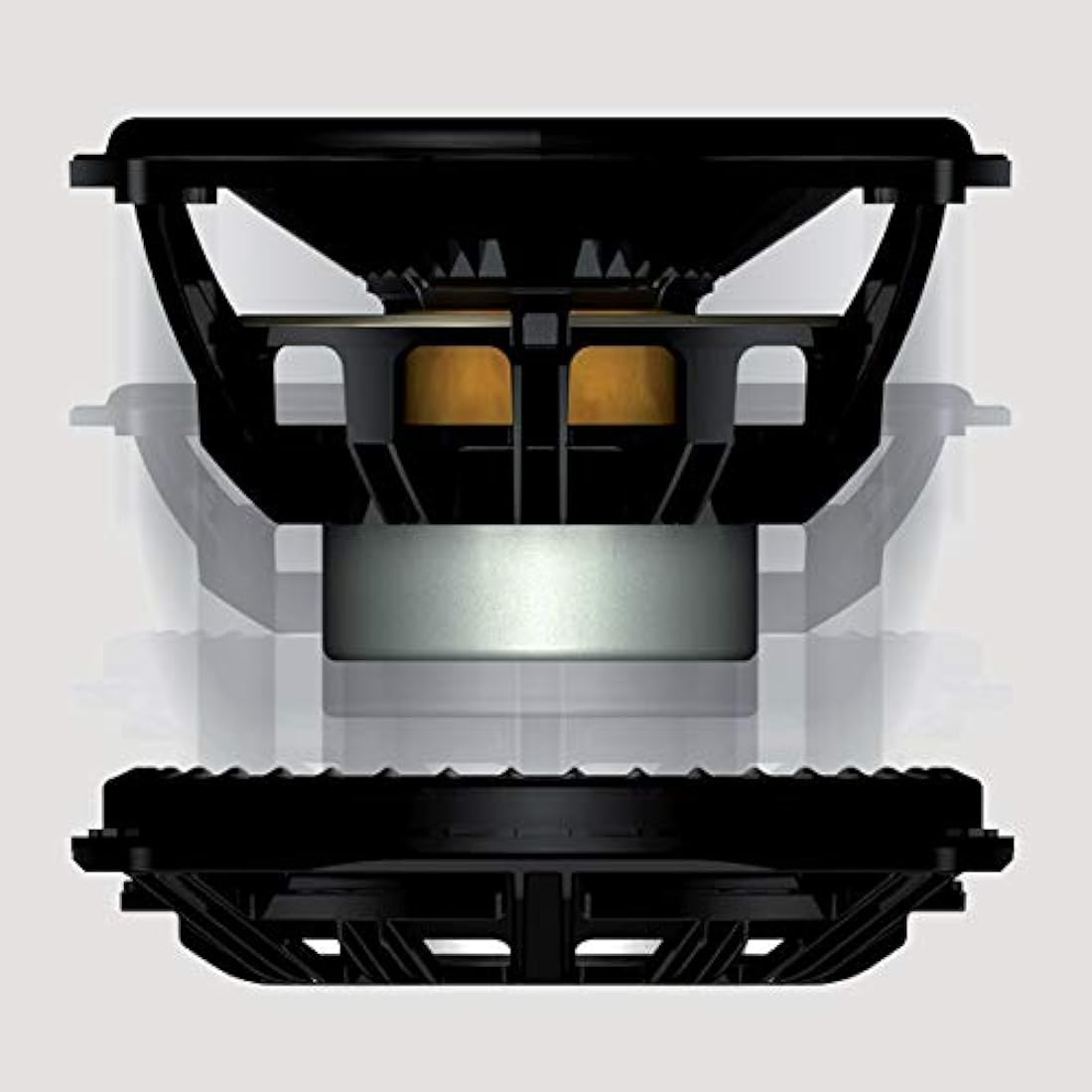 Kef Centro Canal Altavoz Negro