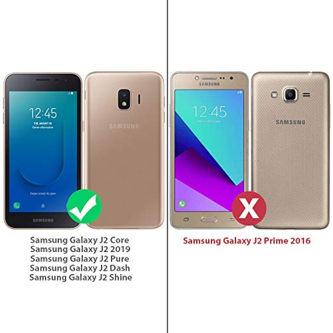 Estuche para teléfono TJS para Samsung (Rojo / Negro)