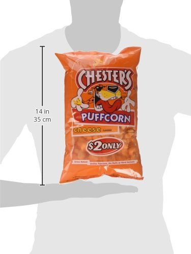 Puffcorn de Queso Chester, 4.5 oz, Snacks Crujientes Sin Gluten