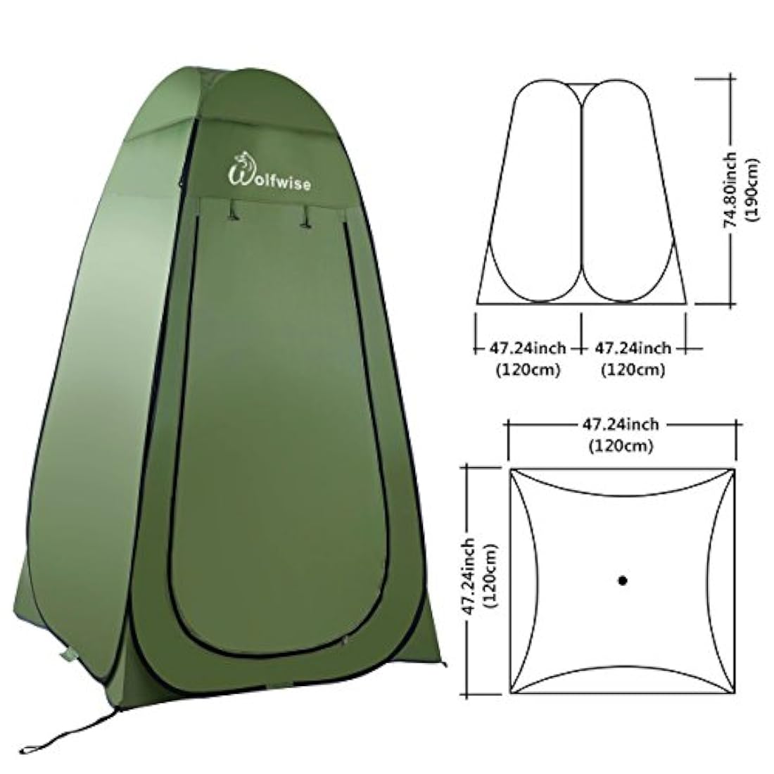 Privacidad Carpa de ducha Portátil al aire libre