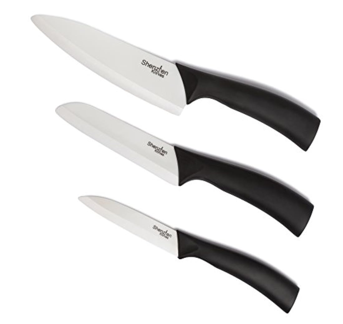Shenzhen Knives- cuchillos de cerámica Set de Cocina 3pieza