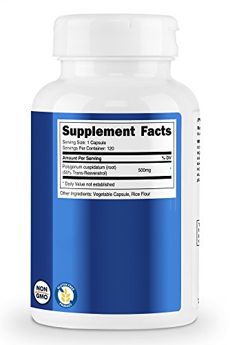 Nutricost Resveratrol 0.017 120 Cápsulas