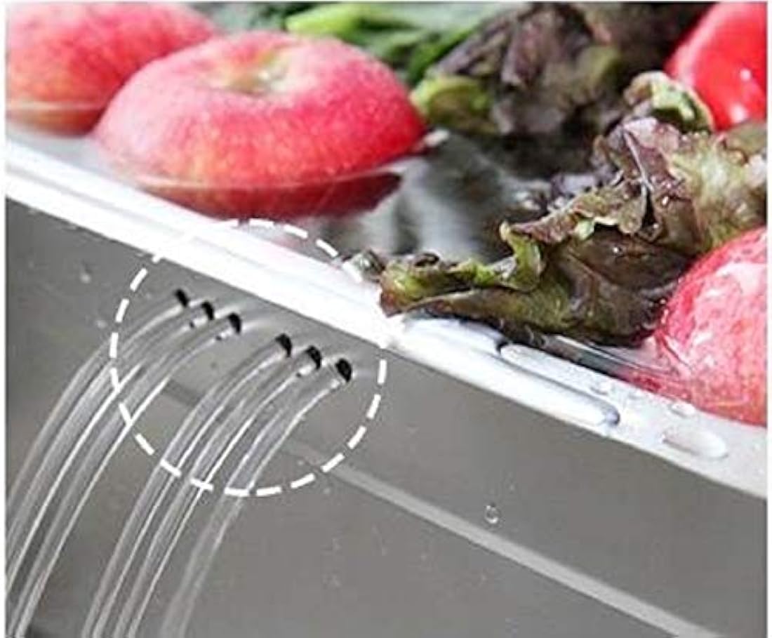 Incoc - Cubo de acero inoxidable para lavabo y vajilla