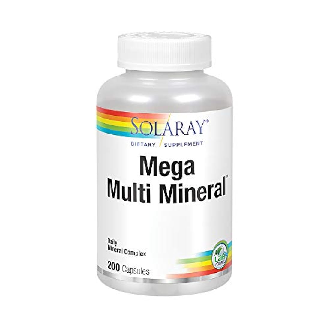 Solaray Mega Multi Mineral | 200 Cápsulas