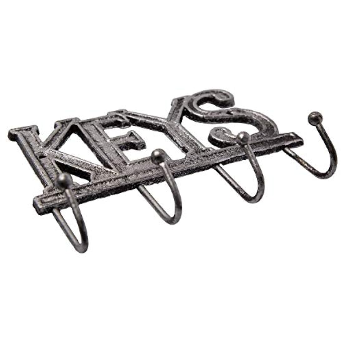 Soporte para llaves 4 ganchos diseño rústico occidental