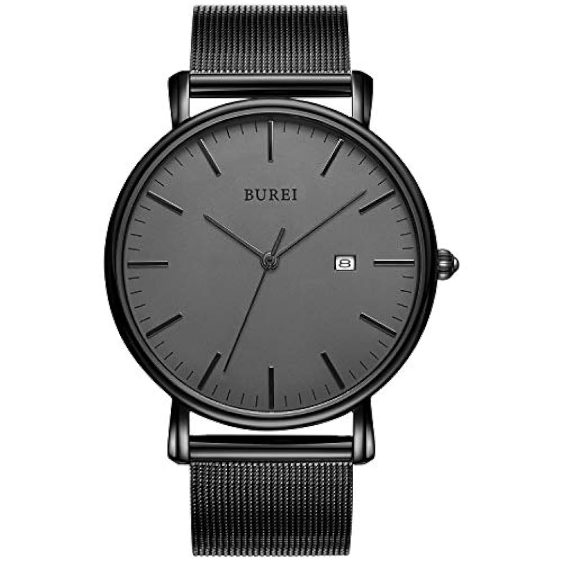 Reloj de pulsera analógico para hombre, correa de malla