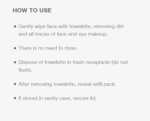 Toallitas faciales removedoras de maquillaje de limpieza