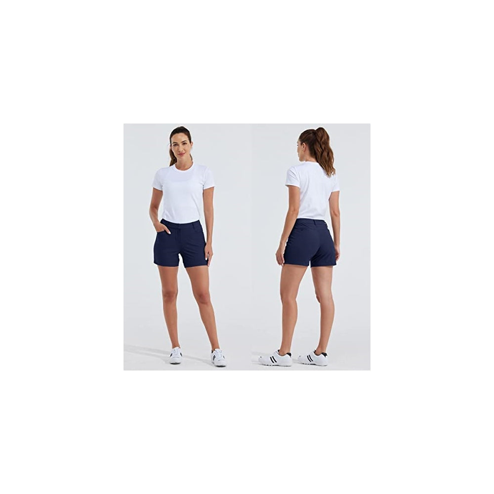 Shorts cortos de golf para mujer de secado rápido talla 14
