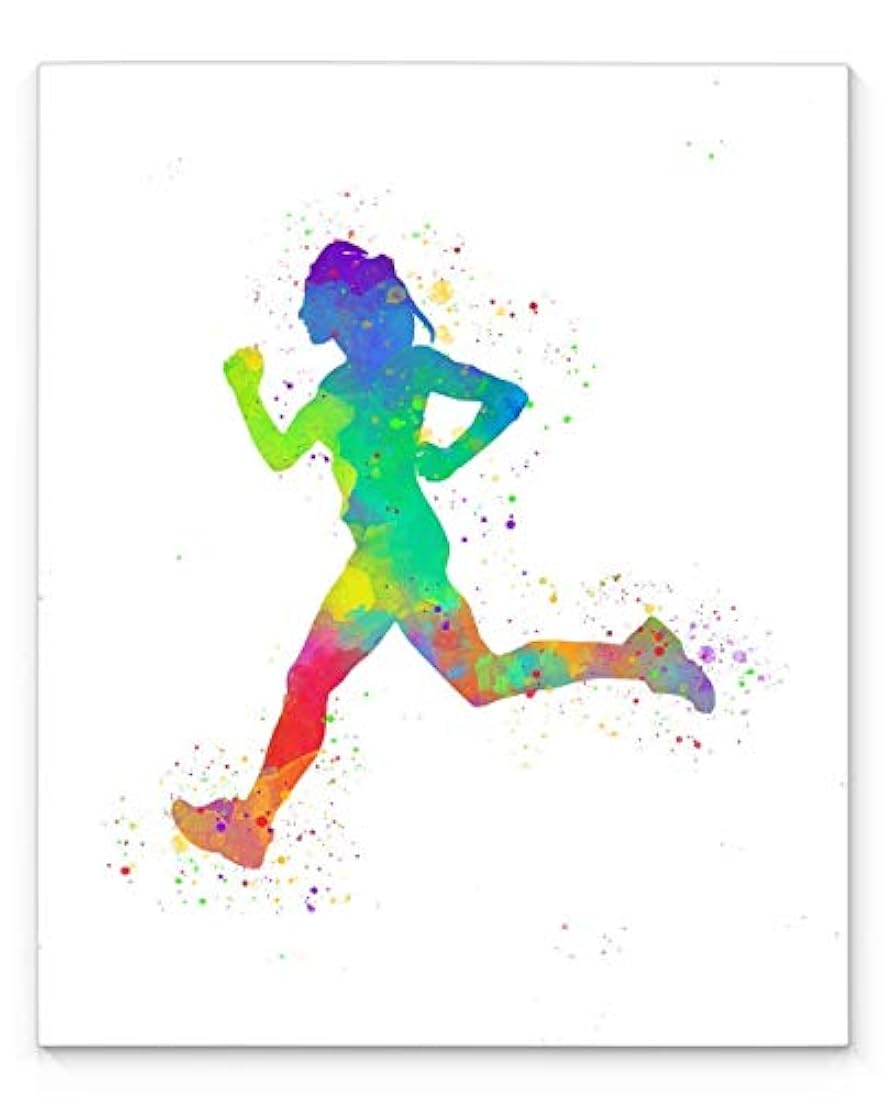 Impresión abstracta sin marco Ideal para atletas