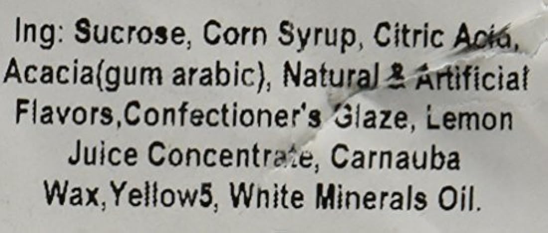 5 libras de dulces Cabezas de limón