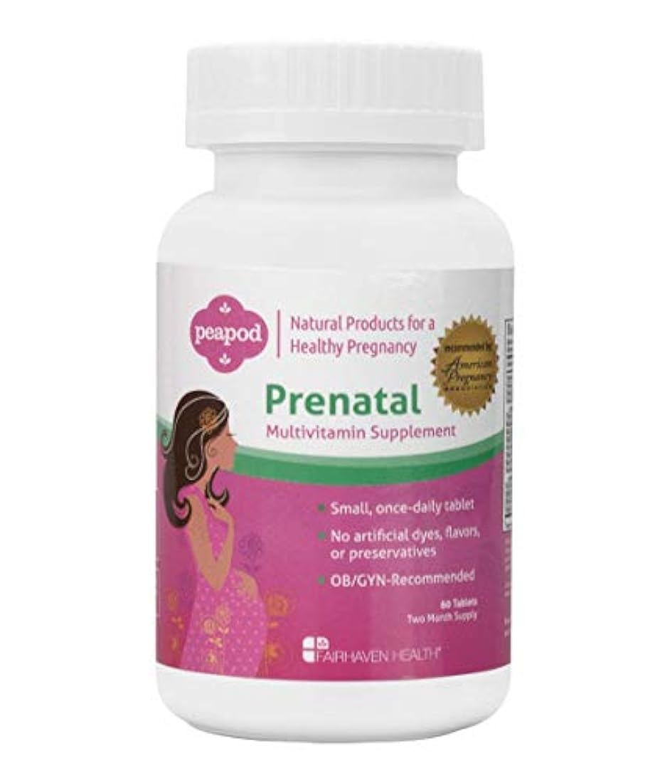 Peapod Multivitamins Prenatal, 60 tabletas