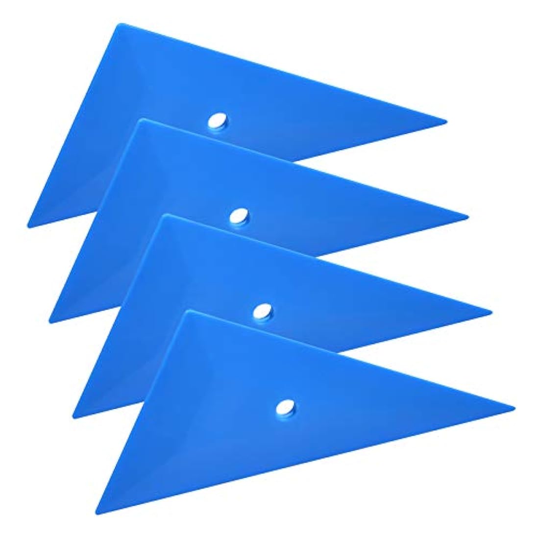 Tarjeta suave de la forma del triángulo