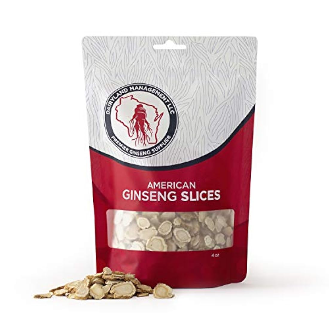 Rebanadas de ginseng americanas auténticas
