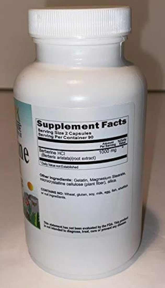 Berberina pura y de alta potencia.