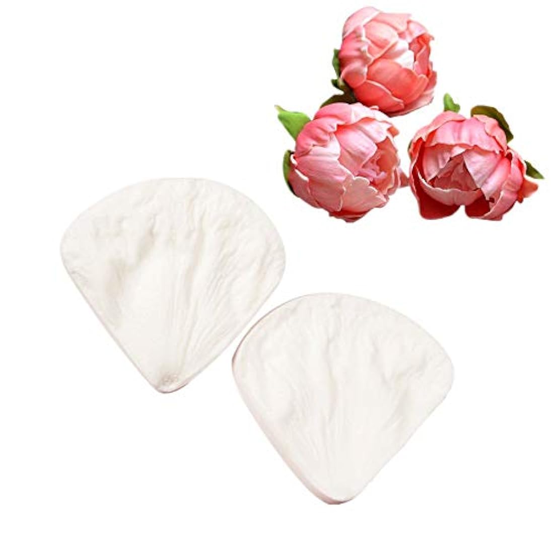 Gumpaste Set de cortador y moldes de flores para torta 6pcs