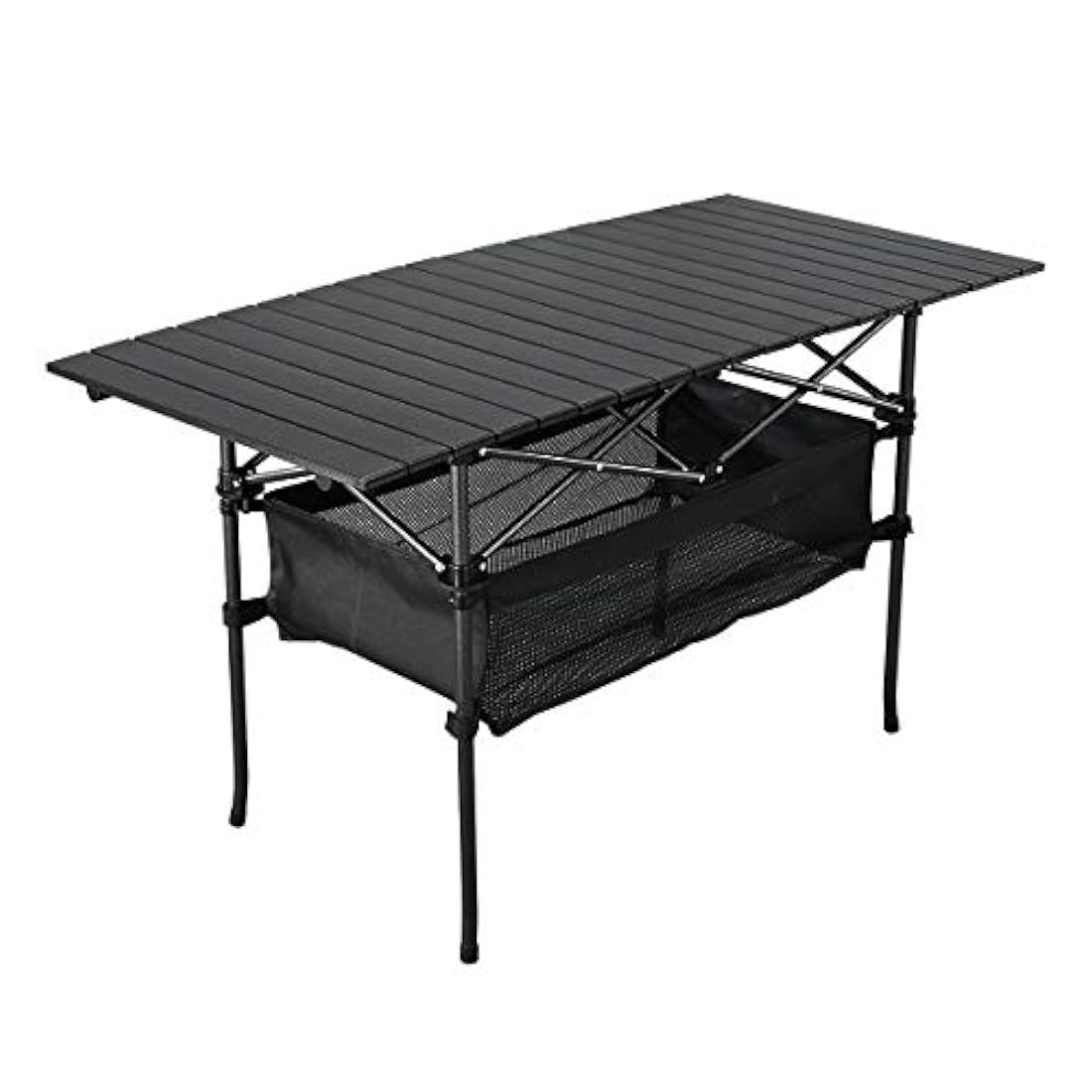 Mesa de picnic portátil al aire libre, mesa enrollable