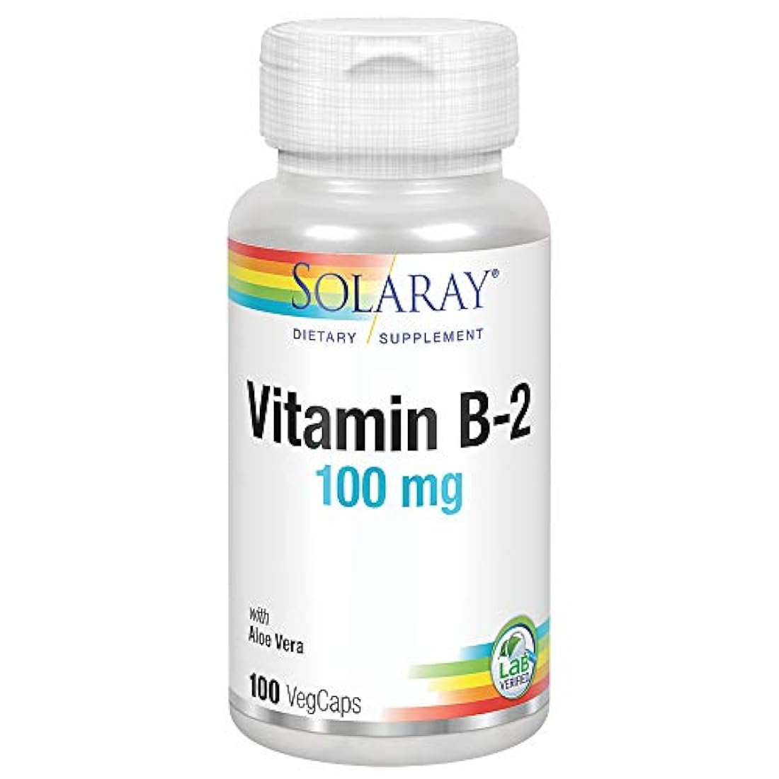 Solaray B-2 Suplemento, 100 mg, 100 Count