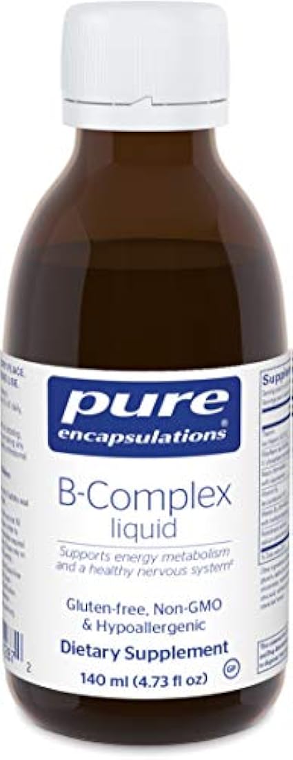 Pure Encapsulations B-Complex el metabolismo Suplemento