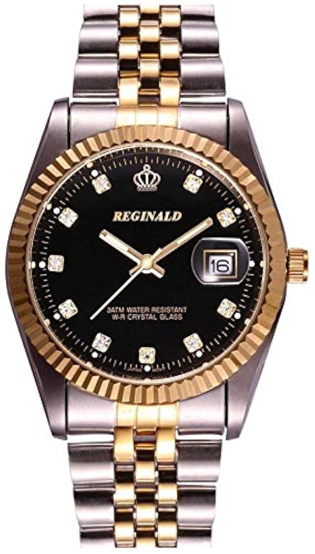 Fanmis - Reloj unisex de lujo de acero inoxidable