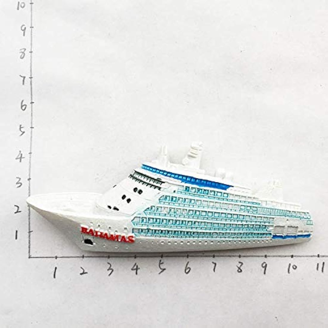 Imán para nevera de crucero Bahamas 3D resina