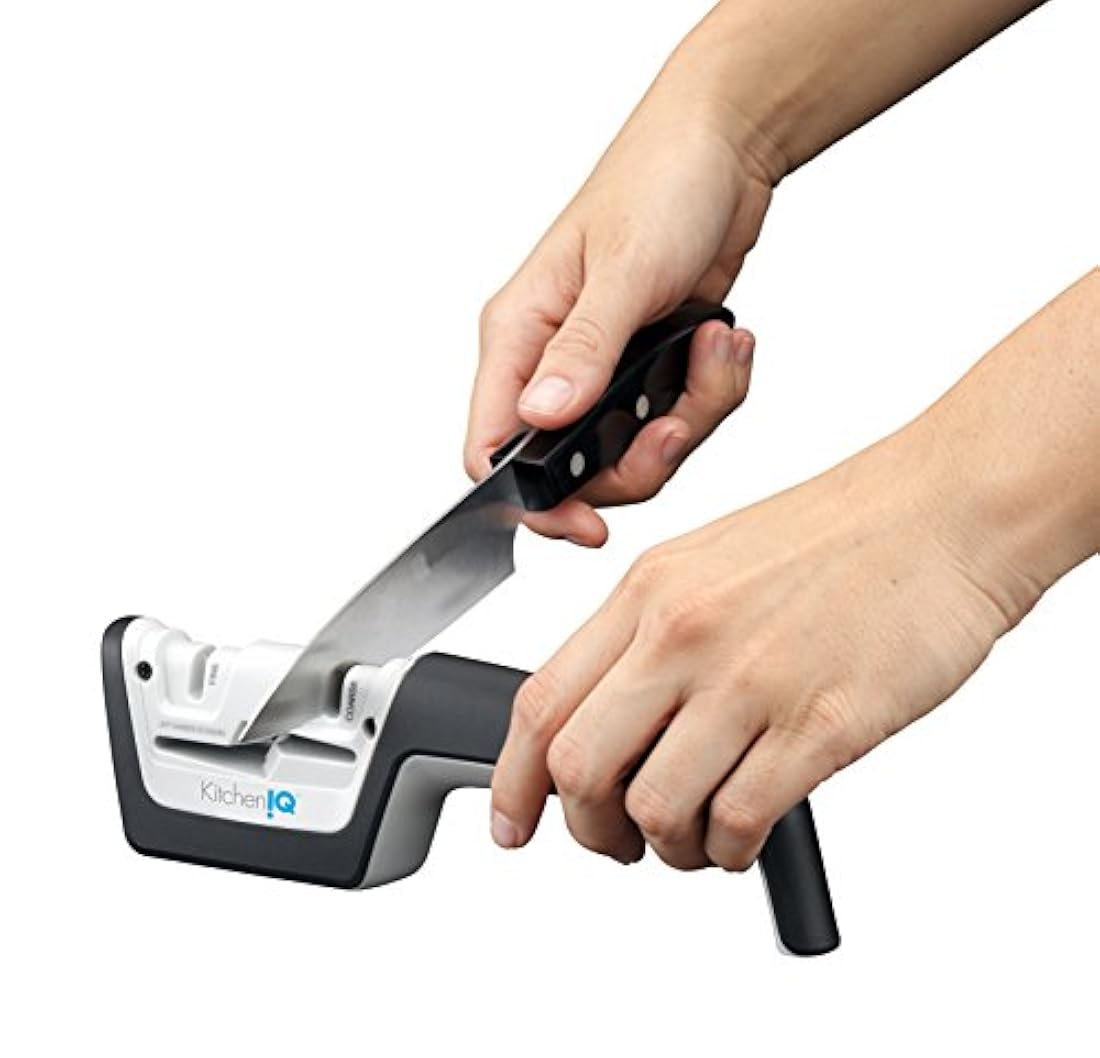 afilador de cuchillos y tijeras, Paquete de 10, Blanco/Negro