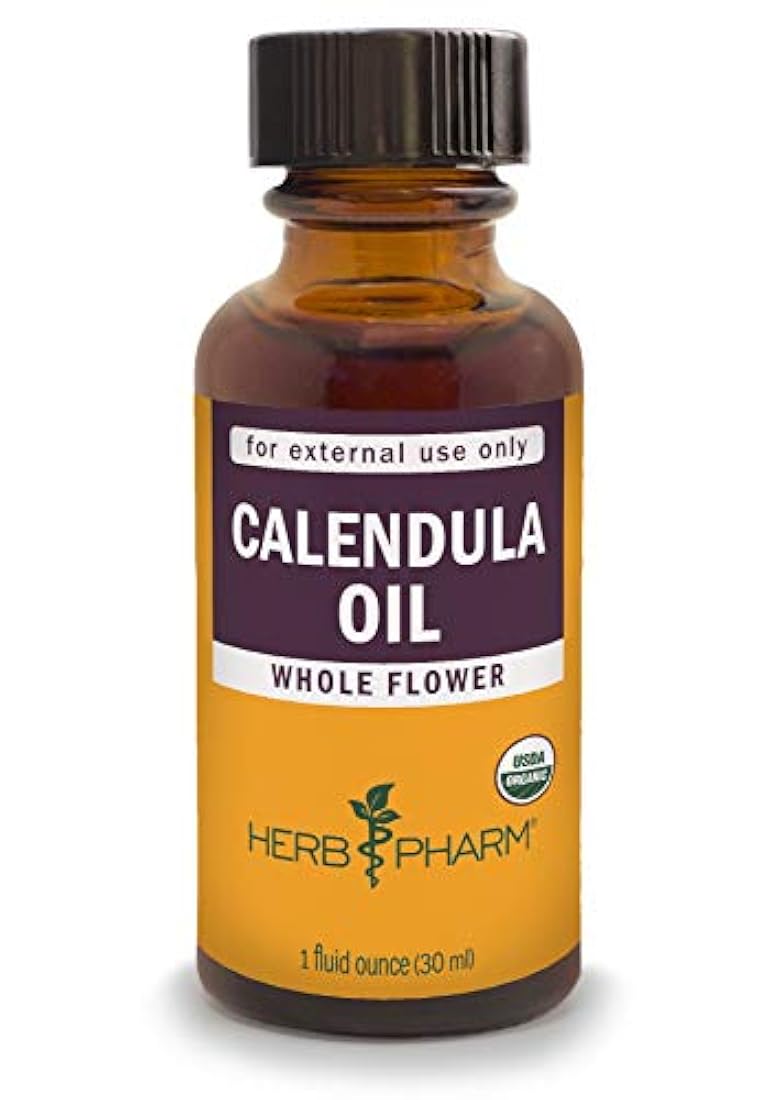Aceite orgánico certificado de caléndula 1 onza