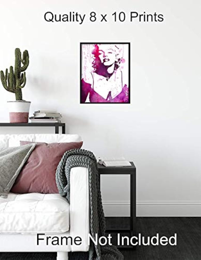 Marilyn Monroe Watercolour Wall Art Print