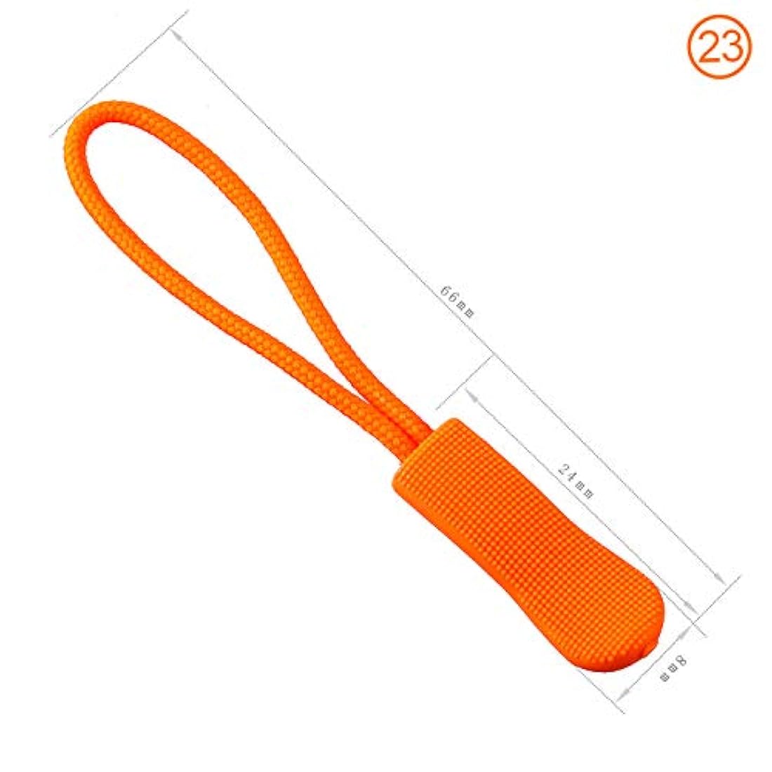 Tiradores de cremallera para mochila, equipaje, 10 unidades