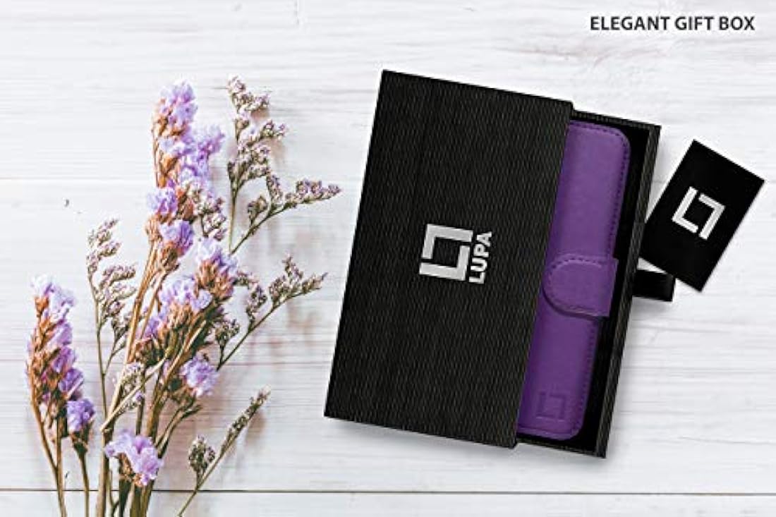 LUPA - Funda tipo cartera para iPhone 11, 11, Púrpura