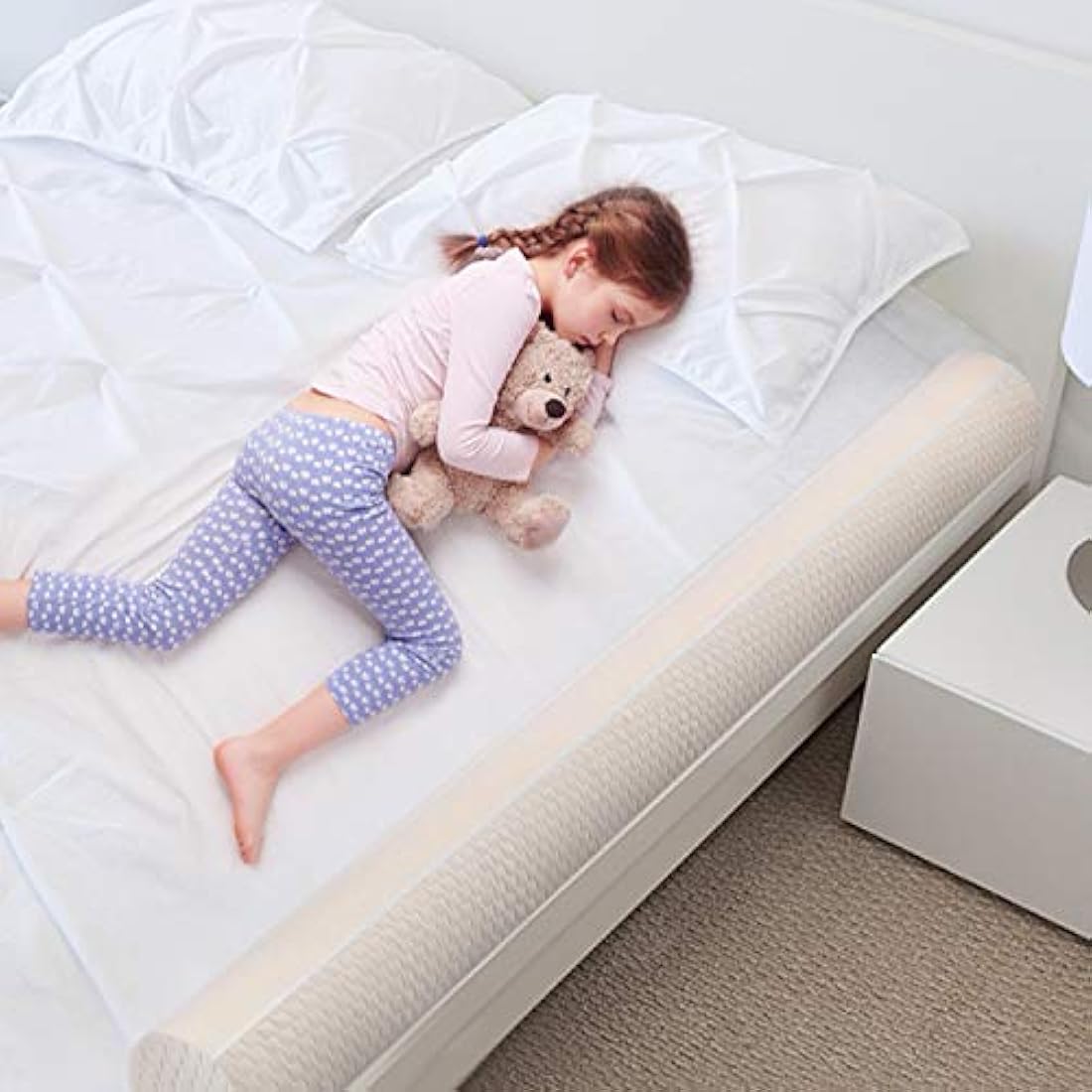 protectores de cama suave portátil para cama de bebé,