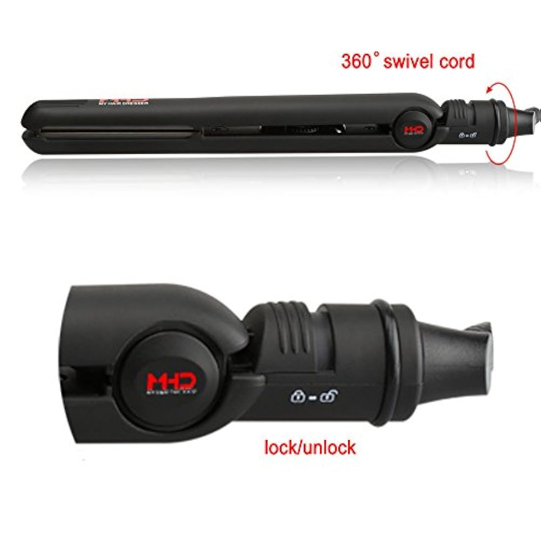 MHD plancha profesional para alisado de cabello de 1 pulgada