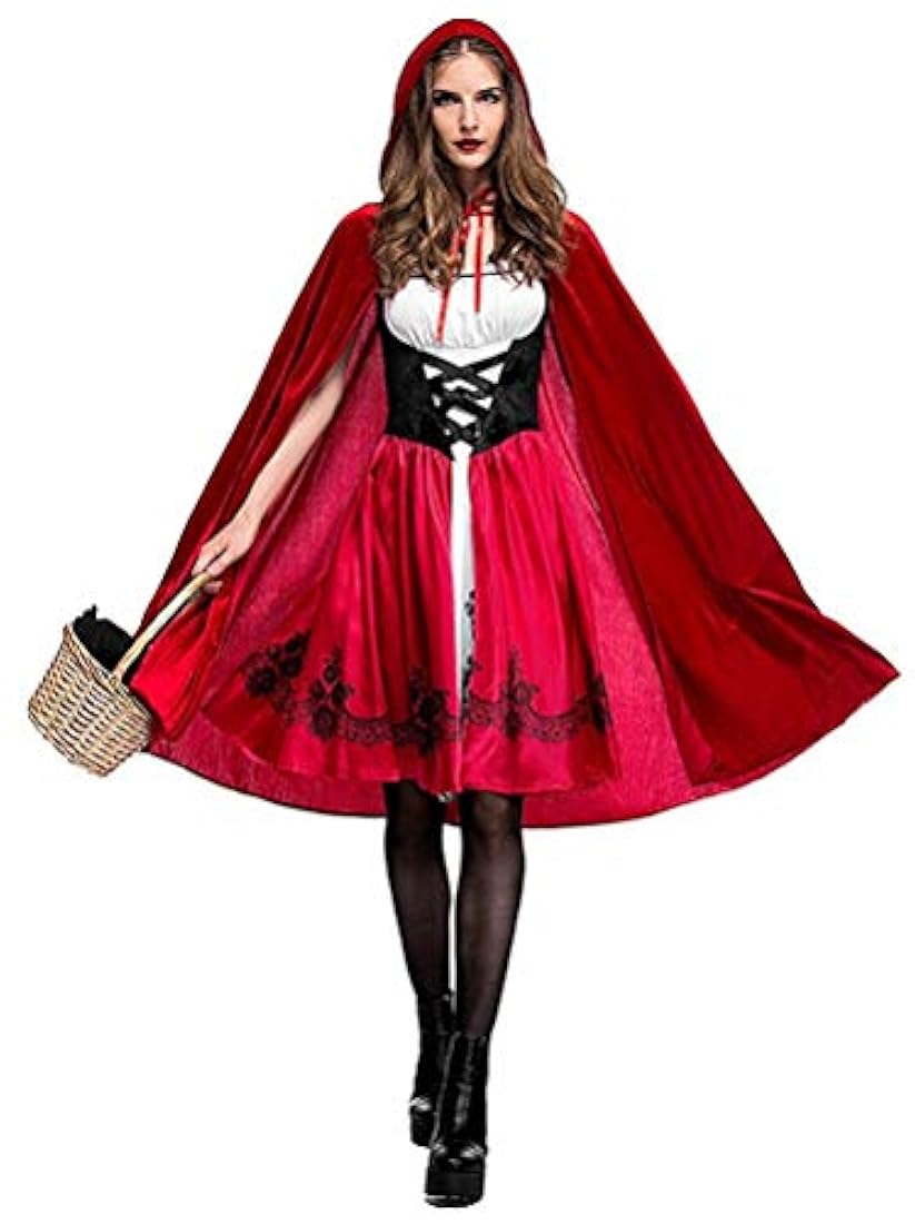 Disfraz de campana de equitación para mujer color rojo