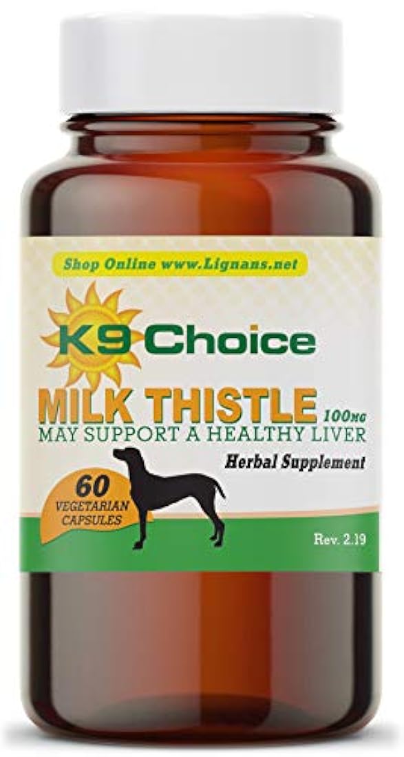 Cardo de Leche para perros 100 mg 60 Cápsulas