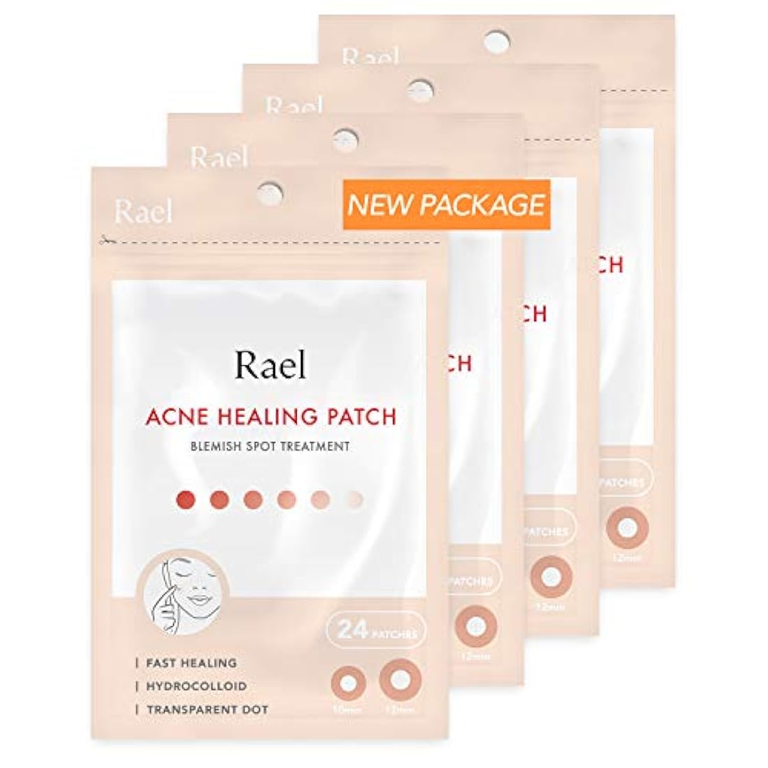 Parche de curación Rael Hidrocoloide Acné Espinilla