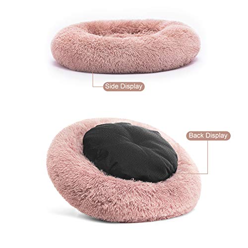 MIXJOY Cama ortopédica para perro, cómoda cama redonda para perro, ultra suave, lavable, para perros y gatos (23 pulgadas, 30 pulgadas, 36 pulgadas)