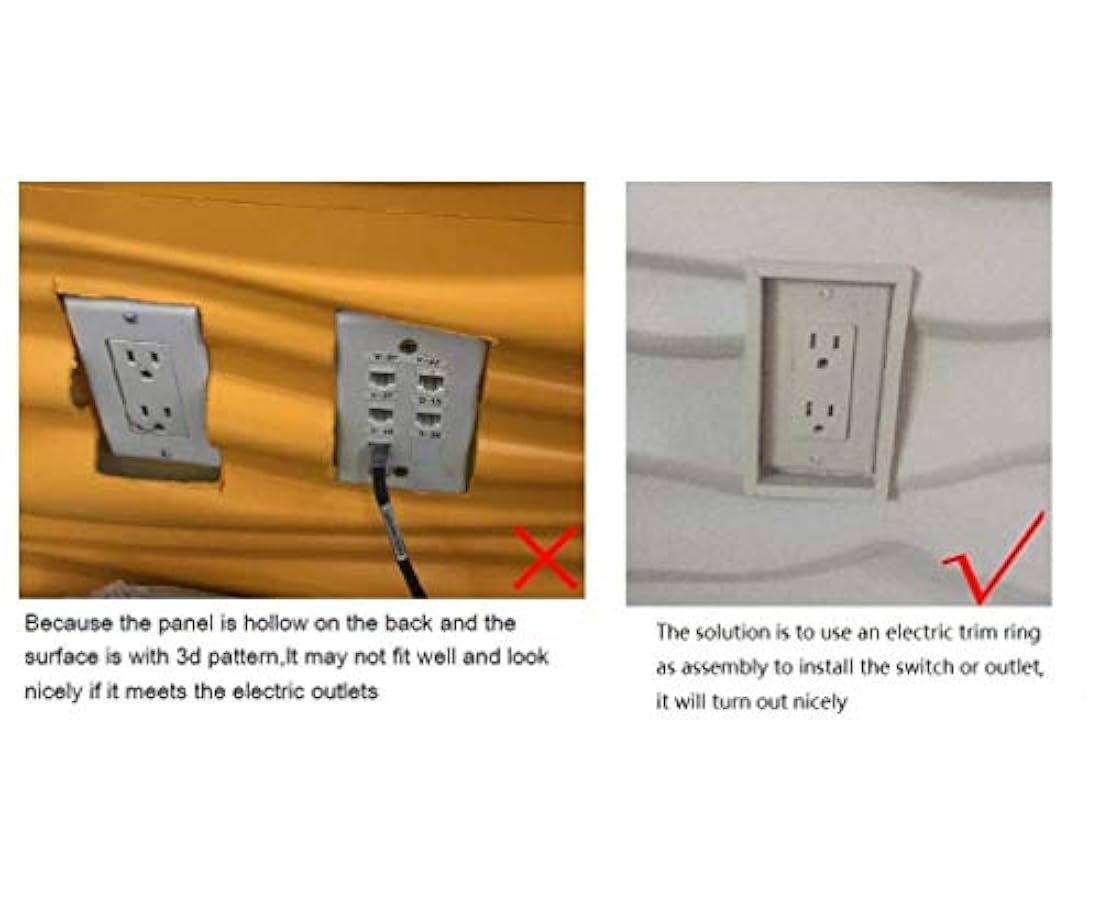 Eco 3D Panel de pared texturizado diseño tablero