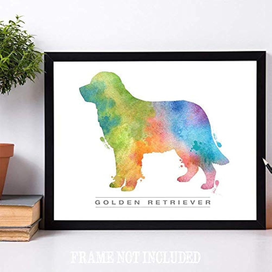 Lámina sin marco 11x14 de perro