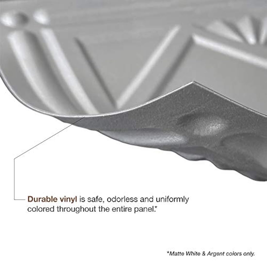 kit decorativo de vinilo color blanco mate