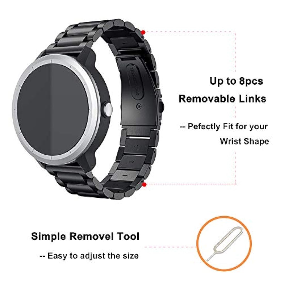 Yeejok - Correa de reloj de repuesto para Garmin Vivoactive