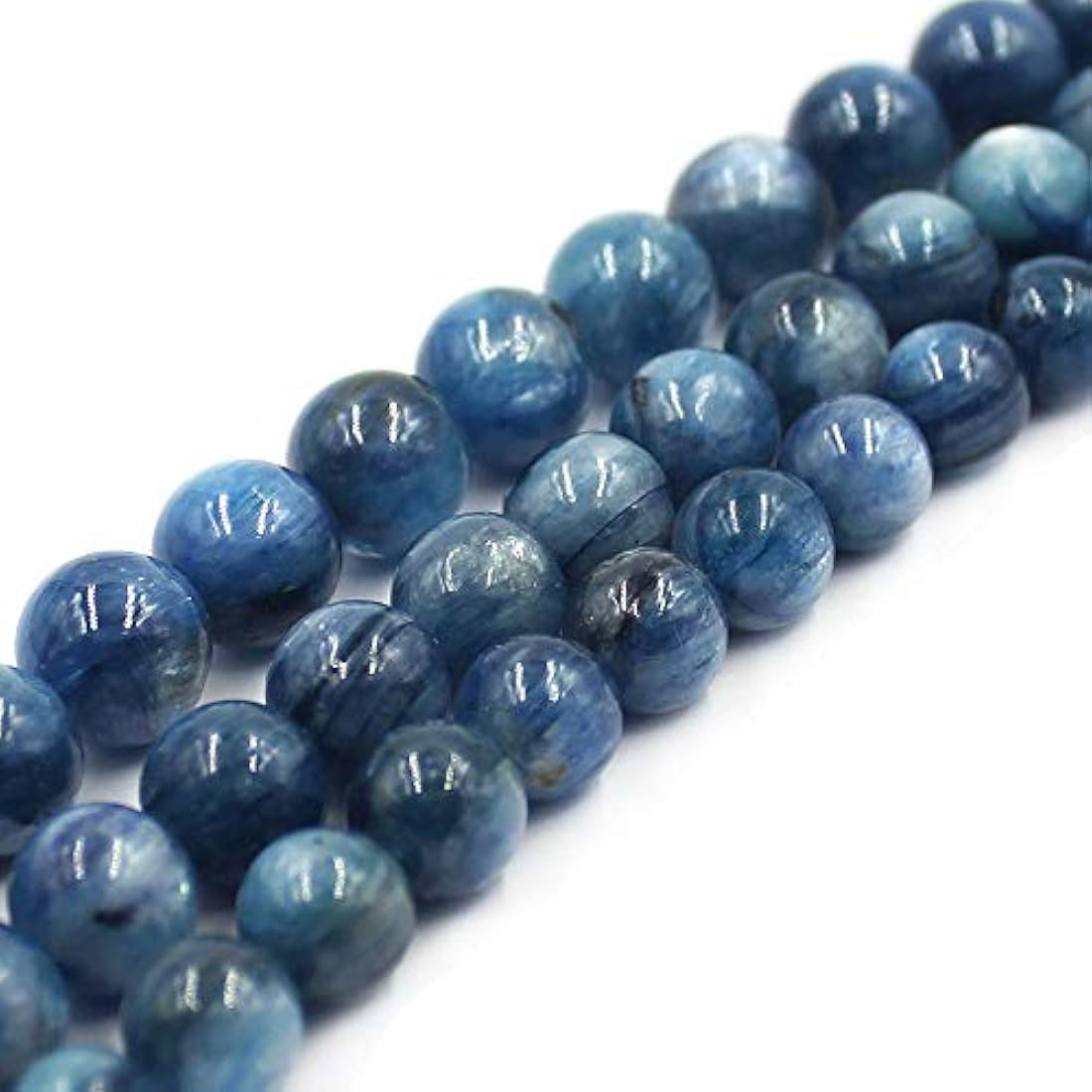 Perlas de Kyanita Gemas Espaciador de Semillas Strand 15