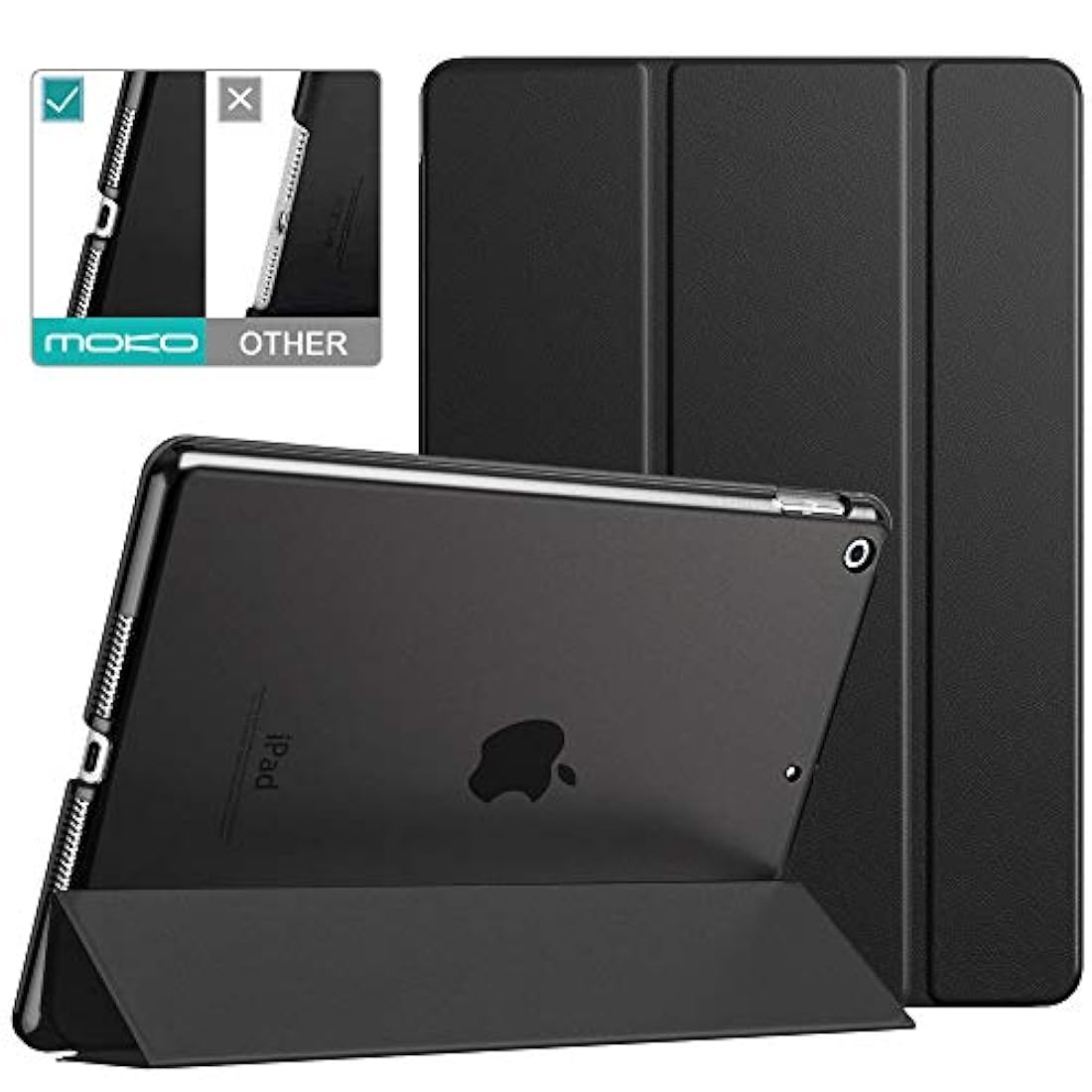 MoKo - Funda para iPad 2019, delgada y ligera