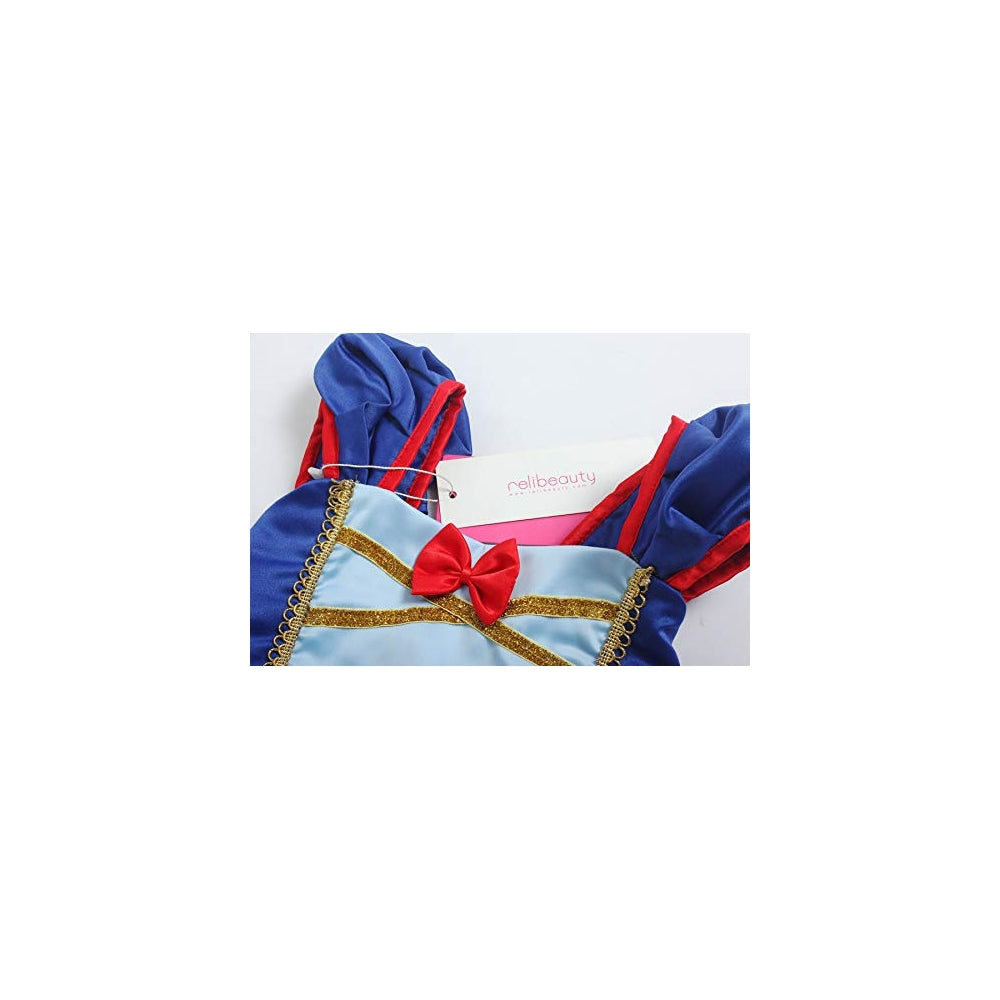Disfraz de princesa sin espalda con cintura talla 2T/100