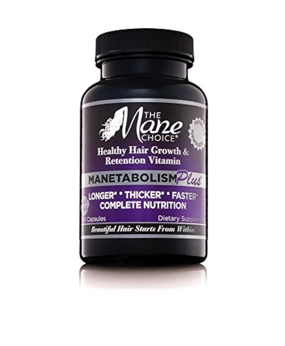 manetabolism Cabello Sano Vitamina (30 días de suministro) 60 Cápsulas