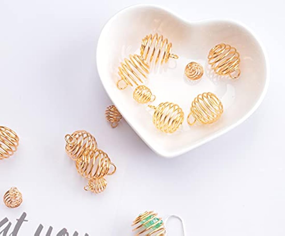 Dijes y Medallas - Juego de 20 colgantes con forma de jaula