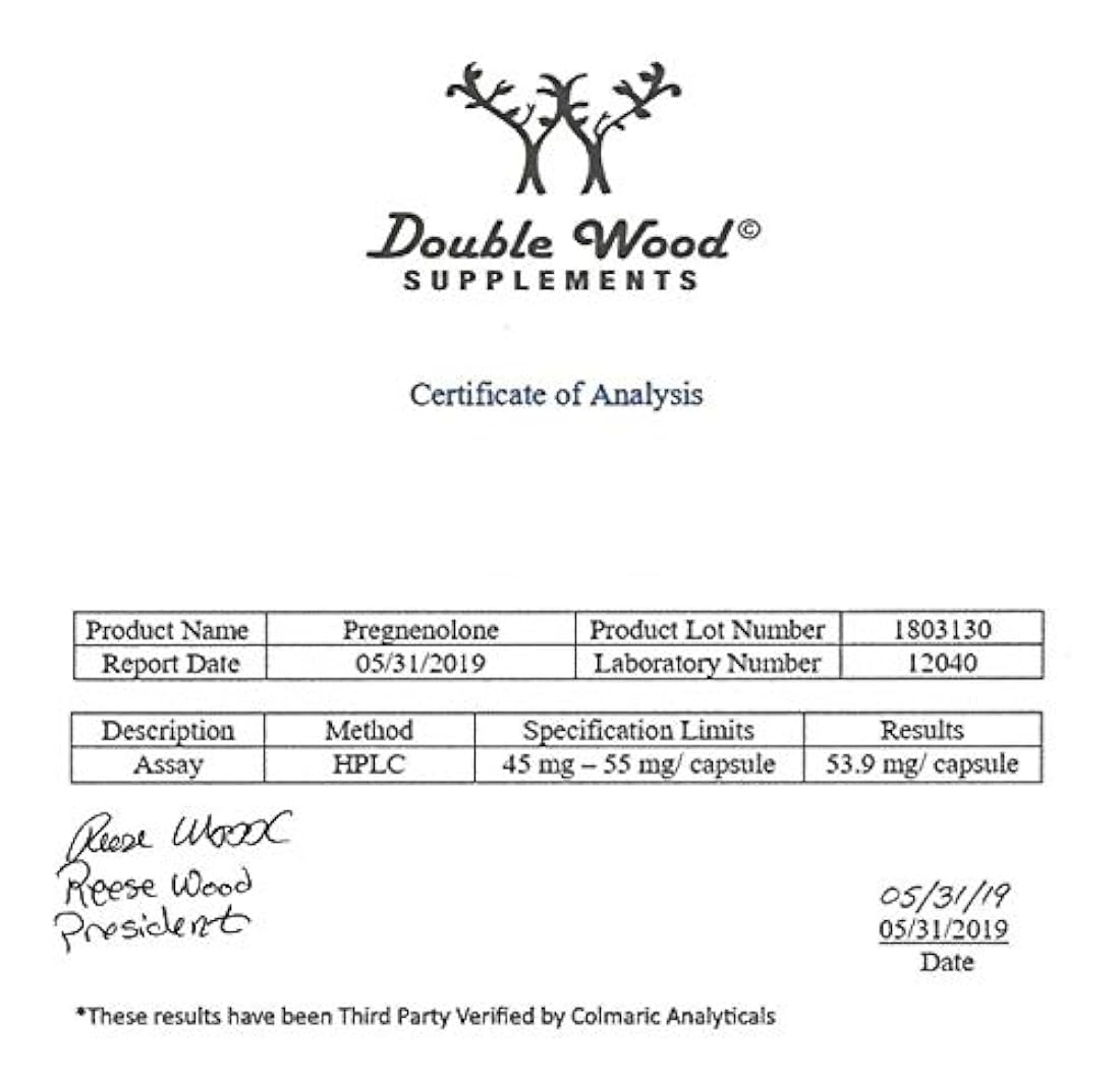 Pregnenolona - Terceros probados - 120 Cápsulas