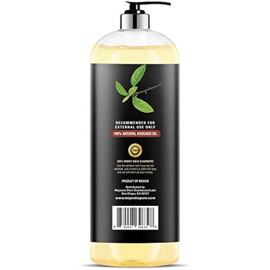 Aceite de aguacate puro para cabello y piel