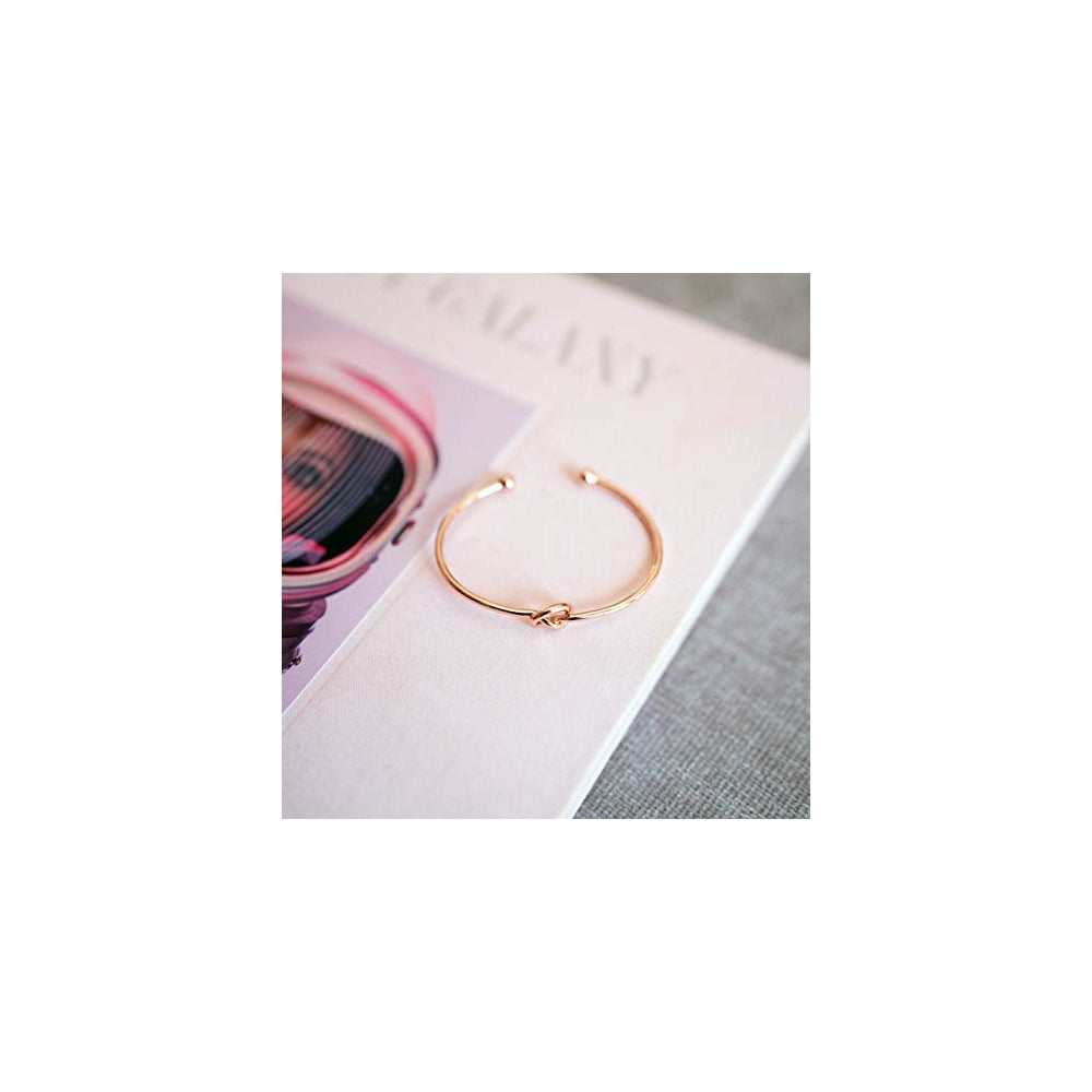 Pulseras y tobilleras con nudo de amor eterno ajustable